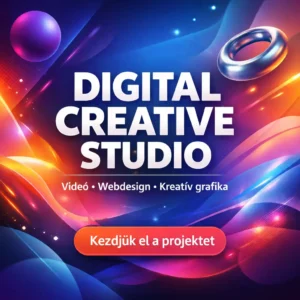 Digitális kreatív stúdió promóció